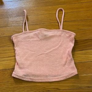 Light pink cropped tank